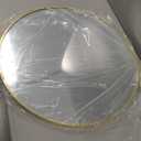 Oruii Gold Round Mirror, Golden Round Mirror 24 inch, Circle Wall Mirrors Metal Frame, Brass Circular Mirrors for Bathroom, Wall, Living Room, Entryway, Hallway, Vanity, Rustic