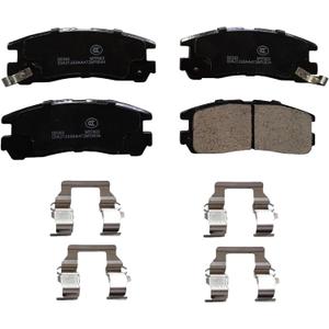 D383 Rear Ceramic Brake Pads for Chrysler Sebring | Dodge Stratus, Avenger, Stealth, Eagle Talon, Summit, Eclipse, Galant, 3000GT, Diamante, Expo, Expo LRV, Sigma, Plymouth Colt