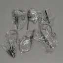 Ginbel Direct 6 Pack Christmas Stocking Holders Mantel Stocking Hanger Christmas Decoration Supplies