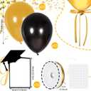 50 Sets Graduation Photo Display Grad Party Memory Decorations 2026 Graduation Photo Frame Balloon Sets Hanging Picture Display Ceiling Party Decorations for Kindergarten Preschool High School College