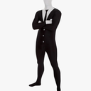 Morphsuits Men's Zalgo Monster Adult Fun Costume, Slenderman, X-Large