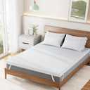 PERLECARE Queen 3 inch Cooling Mattress Topper with Bamboo Cover