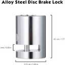 Bike Lock, disc Brake Lock Suitable for Bicycles and Motorcycles (G01)