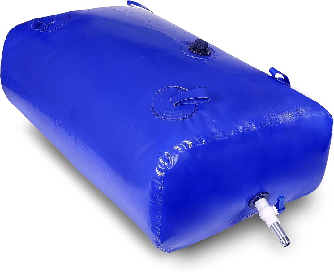 240 L/63.4 gal Water Bladder Storage Containers, Foldable Portable Water Tank Large Capacity Soft Water Bag, Drought Resistance, Fire Prevention, Emergency Water