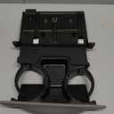 in Dash Cup Holder Insert w/Ashtray Gray Compatible with Ford F250 F350 F450 F550 Super Duty Truck Excursion 1999-2004 Front Dashboard Pull Out Cupholder YC3Z-2513560-CAD