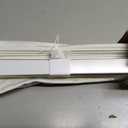 LazBlinds No Drill Roman Shades, Light Filtering, 20" W x 48" H, Off White