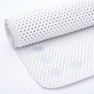 Bathtub Mat Non Slip Ivory 36 X 17 Shower Mat Soft Foam Bath Mats for Bathroom Tub, Bathtub Mat with Drain Holes, Suction Cups, Shower Mat Non Slip (White)