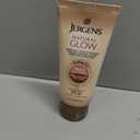 Jergens Natural Glow Self Tanner Face Moisturizer with SPF 20 Facial Sunscreen, Medium to Deep Skin Tone, Sunless Tanning, Oil Free, Broad Spectrum Protection UVA and UVB, 2 oz 