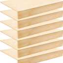 GRETJOB Wooden Wire Shelf Covers for Wire Racks - 0.2" Thick Removable Pantry, Closet, Kitchen Cabinet Organizer - 6 Pack 24x12 Inch Storage Shelves Liners