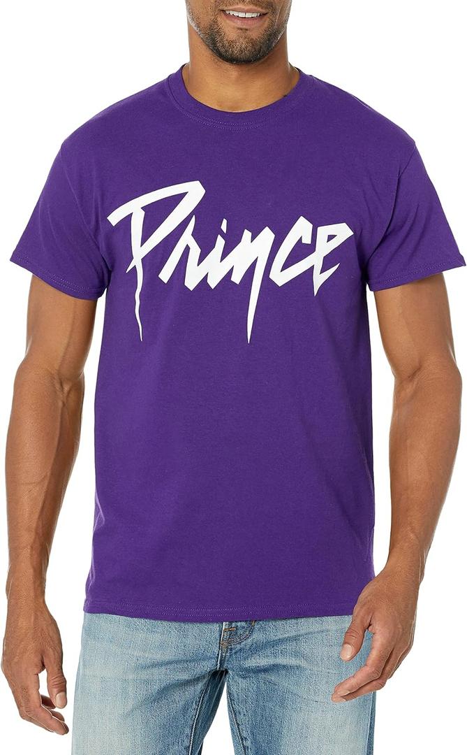 Prince Official Logo on Purple T-Shirt (Medium)