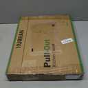 Kitchen Faucet With Pull Down Sprayer, Hurran Brushed Nickel Water Filter Faucets, High Arc Single Handle Kitchen Sink Faucet 1 or 3 Hole, Utility Sink Faucets With Deck Plate For Farmhouse Rv Wet Bar