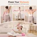 Pilates Kit 13Pcs Home Pilates Essentials Workout Kit with 13" Ring, 10" Ball and Resistance Bands for Women at Home Pilates Equipment Set for Beginners (Medium, pink)