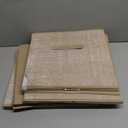 SONGMICS Storage Cubes, 13 x 13 x 13 Inches Non-Woven Fabric Bins with Double Handles, Set of 4 Closet Organizers for Shelves, Foldable, for Clothes, Sand Beige UROB833K03