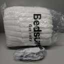 Bedsure Heated Blanket Electric Throw - Thick Striped Flannel Electric Blanket, Heating with 4 Time Settings, 6 Heat Settings, and 3-Hour Timer Auto Shut Off, Gift for Grandma (50x60 inches, White)