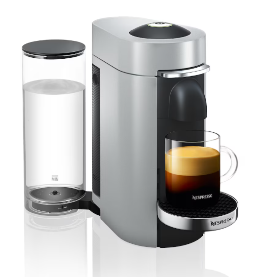 Nespresso 
VertuoPlus Deluxe Silver