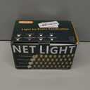 4ft x 18ft Smart Christmas Net Lights Outdoor Mesh Lights, 300 LEDs Bluetooth App Prpgrammable, 105+ Scene Modes, Music Sync, IP44 Waterproof, Timer, RGB Bush Light for Tree Fence Holiday Decorations