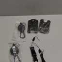 Badge Holder Retractable Clip Heavy Duty Carabiner Badge Reel Keychain with Lanyard ID Cards Holder Cool Tactical ID Holder