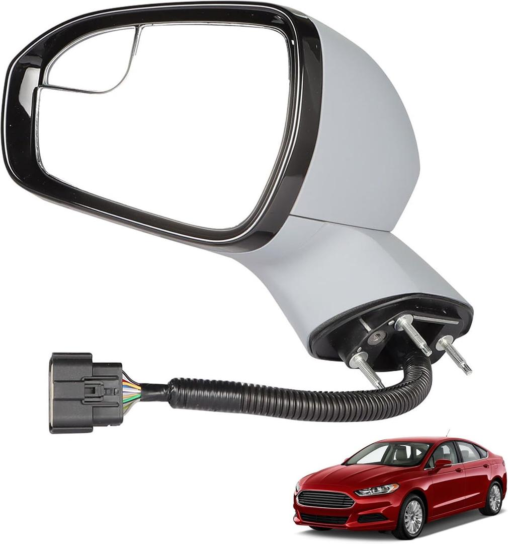 munirater Driver Side Mirror Memory 11 Wires LH Replacement for 2015-2017 Fusion FS7Z17683CB-PFM FO1320542