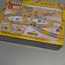 Kids Toys 253 PCS Construction Race Tracks Toy for 3 4 5 6 7 8 Year Old Boys Girls, 5 PCS Construction Truck Car and Flexible Track Play Set Create A Engineering Road Games Toddler Toys Birthday Gifts