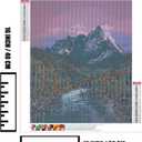 BAISITE Diamond Art Kits for Adults Beginners,2 Pack Round 5D Paint with Diamonds Pictures Full Drill Cross Stitch Home Wall Decor DIY Crafts Kits(12x16 Inches) BSTDPK805-806