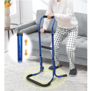 Chair Stand Assist for Elderly Bed Rails Adults Safety Assist Chair Lift Bed Cane for Seniors Bed Assist Bar Bedside Rail Sit to Stand Lift Portable Railing Mobility Aids Couch Assistance Stand Up (Blue)