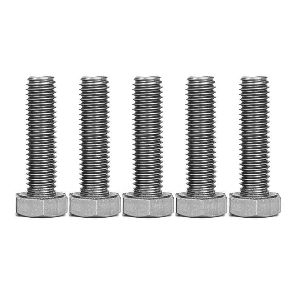 Manloney LLC Universal Screws M7 Hex Head Cap Bolts 1.0mm Pitch Fine Thread Stainless Steel Screw (M7x30-1.0 / SS)