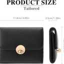 FALAN MULE Small Wallet for Women Card Holder RFID Vegan Leather Trifold Ladies Wallets with ID Window