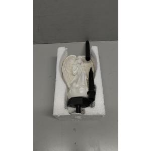 Hortsun 1 Pieces Garden Angel LED Solar Outdoor Lights Eternal Light Lawn Lamp Waterproof Solar for Outside Angel Cemetery Garden Decorations Yard Lawn Pathway Figurines