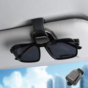 sunglass holder for car visor sunglasses holder clip Metal Auto Vehicles Sun Visor Glasses Truck Tan SUV Sunglass Eyeglass Eye Glass Holder Car Accessories Organization sunglasses visor clip for car