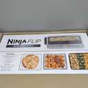 Ninja Air Fryer Toaster Oven Combo | 8-in-1 Functionality | Flip Up & Away for Storage Space | Air Fry Basket, Sheet Pan, Wire Rack & Removable Crumb Tray |1800 Watt | Stainless Steel | SP151, 17.01 in L X 15.75 in W X 7.68 in H