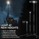 Devos Outdoor LightRanger 800 Lumen Lantern - Rechargeable Telescoping LED Lantern, 30-Hour Runtime, Illuminates 40-Foot Area, Adjustable Height