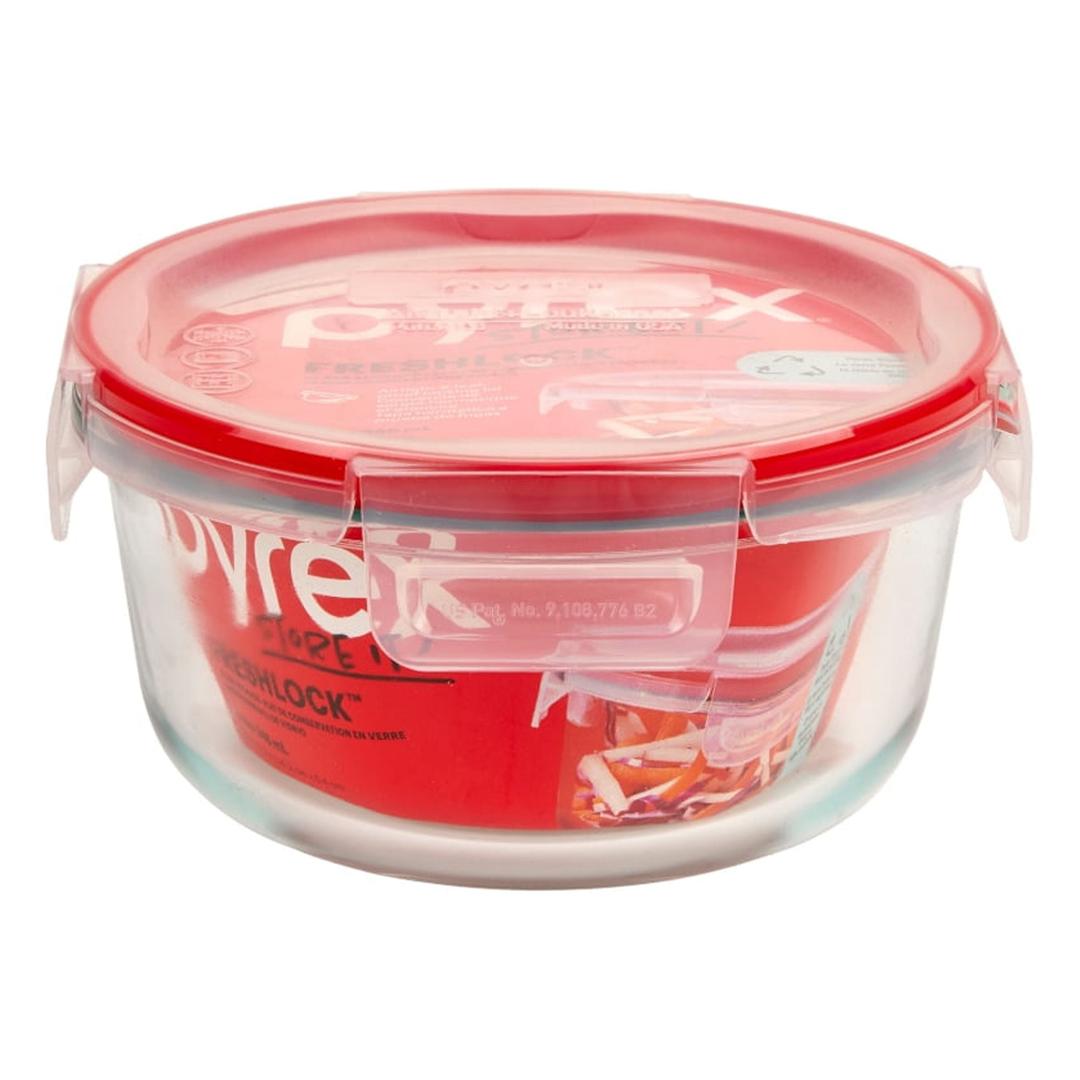 PYREX 4C ROUND FRESHLOCK W CLE PC, 2 PIECES