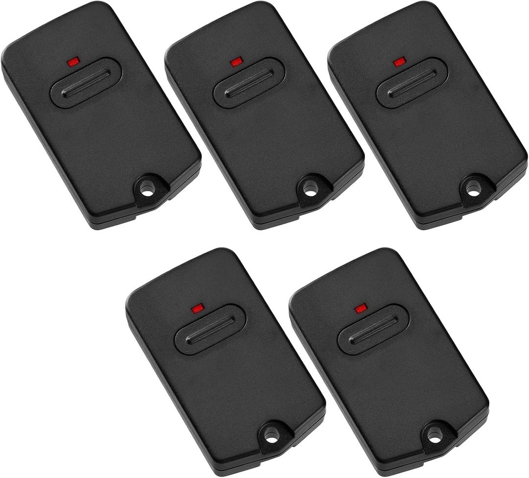 Kingdder 5 Pcs Gate Opener Remote Compatible with Mighty Mule RB741 Gate Control Remote Works Compatible with GTO RB741/FM135 Transmitter Control Single Button Garage Door Controller Replacement
