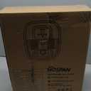 HOSPAN Collapsible Foot Spa with Heat, Bubble, Red Light, and Temperature Control, Foot Bath Massager with 8 Shiatsu Massage Rollers, Pedicure Foot Spa for Relaxation and Stress Relief (Gray)