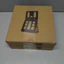 2 x HNL Portable Monitor Stand, iPad & Tablet Holder, clamp Retention, Foldable, mountable Small Desk, Supports 7.75 inch to 10.75 inch Screen Width, Travel with Laptop, Black