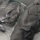 Deconovo Blackout Curtain Panels Window Draperies Rod Pocket/Back Tab Curtains Thermal Insulated Blackout Curtains for Bedroom 52Wx84L Inch Light Grey 2 Panels