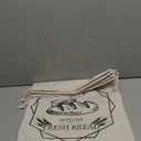 Bread Bags for Homemade Bread,2 Pack Large Sourdough cookies Bags,reusable Linen muffins bag,cloth loaves container for kitchen fresh loaf Storage,with Drawstring Lining Homemade food storage bags