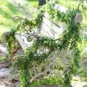 Suncalla 10 Pack 5.57ft Artificial Greenery Garland Lifelike Green Fake Vines Plastic Hanging Fern Leaf Garlands for Indoor Wall Mantel Home Decoration Wedding Arch Party Decor