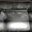Stainless Steel Litter Box 2 Pack, 18"x14"x6" Medium Cat Litter Box Easy to Clean, Never Absorb Odor, Non Stick Metal Litterbox for Small to Medium Cats, Rabbits