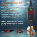 AquaMiralce Aquarium Heater 25W Turtle Heater for 3-5 Gal Tanks, LED Digital Display Fish Tank Heater with Auto Power-Off When Leaving Water & High Temp Protection