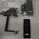 Ceiling Electric Outdoor Heater Wall-Mounted Hanging Patio 1500W Infrared 9 Heat Levels, 24H Timers, Carbon Fiber Tube Heating Wall Heater for Gazebo, Balcony (Clear Quartz Glass)