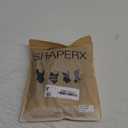 SHAPERX Shapewear for Women Tummy Control Open Bust Thigh Slimmer Body Shaper (Large, Black)