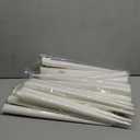 Perfectware Cotton Candy Paper Cones, White, 300 Count
