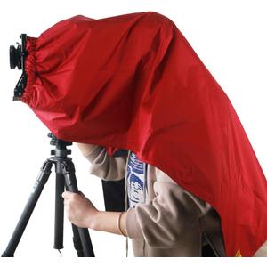 eTone Red Black Professional Focusing Hood Dark Cloth for 4x5 Large Format Camera Warpping Protection