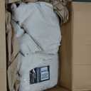 jinchan Belrose 4 Panel Curtains Set 90 Inch Length Floral Curtains Linen Blend Beige Embroidered Drapes Farmhouse Flower Patterned Drapes for Living Room Bedroom Window Treatments, Set of 4