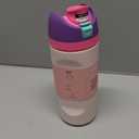 Owala Pink & Purple Water Bottle Leak Proof With Built In Straw