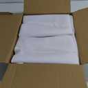 Fitable 6 Pack White Round Tablecloths - 120 Inches Round - Wrinkle and Stain Resistant Fabric Table Clothes, Washable Polyester Table Covers for Wedding, Party, Banquet, Formal Events (120 inch Round, 6 Pack)