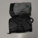 Sintuff 2 Pack Inflatable Travel Pillow for Airplanes Inflatable Neck Flight Pillows with Compact Bag and Blindfold for Traveling, Airplane, Train, Car, Office(Black and Dark Gray)