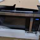 Toshiba Air Fryer Combo 4-in-1 Countertop Microwave Oven, Smart Sensor, Convection, Mute Function, Position Memory 13.6" Turntable, 1.5 Cu Ft, 1000W, Silver, ML-EC42P(SS)