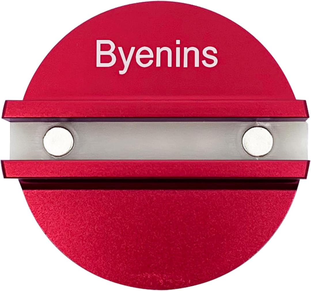 Car Aluminum Grooved Magnetic Jack Pad,Jack Pad Weld Frame Rail Adapter(red) with 0.4Slotted Groove,Use for Car SUV Truck Pickup Maintenance,Repair and Tire Replacement